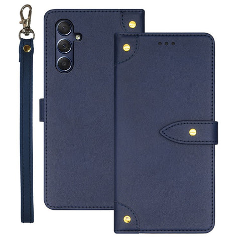 IDEWEI For Samsung Galaxy M54 5G / F54 5G PU Leather Full Protection Cover Flip Stand Phone Case with Card Slots