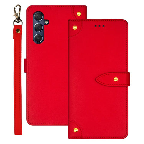 IDEWEI For Samsung Galaxy M54 5G / F54 5G PU Leather Full Protection Cover Flip Stand Phone Case with Card Slots