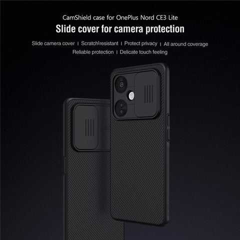 NILLKIN CamShield for OnePlus Nord CE 3 Lite 5G / Nord N30 5G Hard PC Phone Case Slide Lens Protection Phone Cover