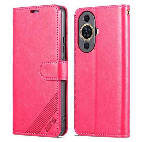 AZNS For Huawei nova 11 / nova 12s 4G / nova 12 Lite 4G Wallet Phone Shell Mobile Phone Case TPU+PU Leather Protective Cover