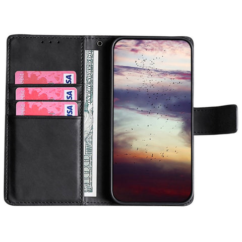 For Samsung Galaxy F14 5G Skin-touch Feeling Phone Case Crocodile Texture Wallet Stand PU Leather Cover