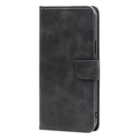 For Samsung Galaxy F14 5G Magnetic Protective Cover Calf Texture Stand Wallet PU Leather+TPU Phone Case