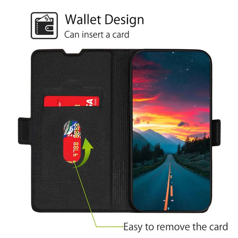 For Samsung Galaxy F14 5G PU Leather Phone Stand Cover Flip Case Card Holder Protection Shell