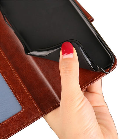 For Samsung Galaxy F14 5G Textured PU Leather Phone Case Wallet Stand Flip Cover