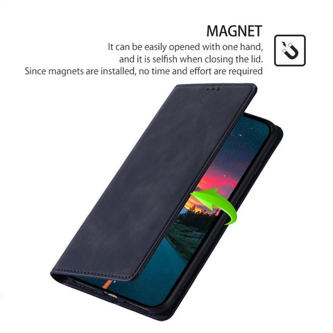 For Samsung Galaxy F14 5G Card Slots Stand Cover PU Leather Skin-touch Phone Case