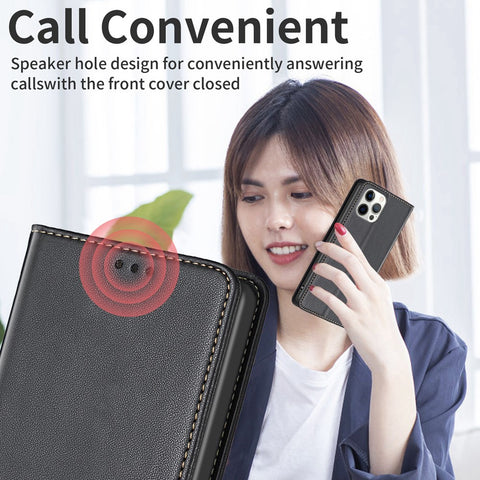 BINFEN COLOR BF18 Leather Phone Case for Oppo Find X6 Card Slots Stand Shockproof Phone Cover