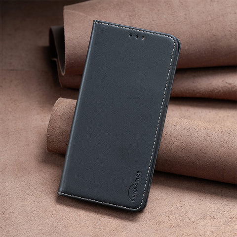 BINFEN COLOR BF18 Phone Stand Case for Oppo Find X6 Pro PU Leather Card Holder Cell Phone Cover