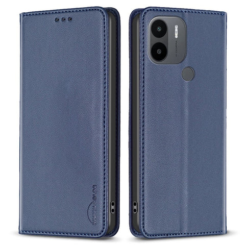 BINFEN COLOR BF18 for Xiaomi Redmi A1 4G / A1+ 4G / Redmi A2 4G / A2+ 4G / Poco C50 4G Phone Case Card Holder PU Leather Flip Cover