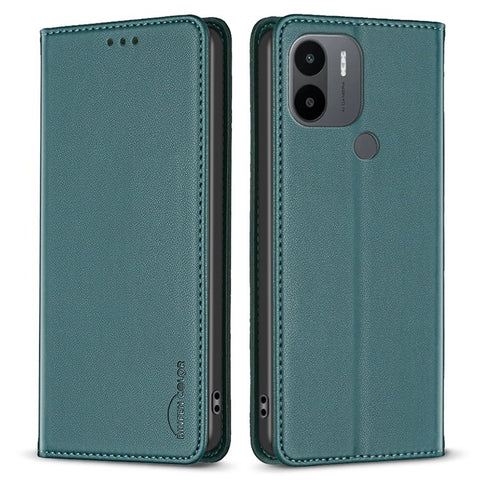 BINFEN COLOR BF18 for Xiaomi Redmi A1 4G / A1+ 4G / Redmi A2 4G / A2+ 4G / Poco C50 4G Phone Case Card Holder PU Leather Flip Cover