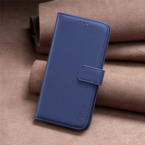 BINFEN COLOR BF17 For Xiaomi 11 Lite 5G NE / Mi 11 Lite 5G / 4G Cell Phone Stand PU Leather Case Wallet Phone Cover