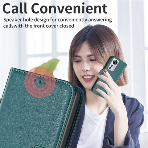 BINFEN COLOR BF17 For Xiaomi 12 5G / 12X 5G / 12S 5G Anti-Dust PU Leather Wallet Phone Stand Case Inner TPU Cover