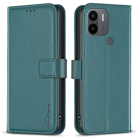 Phone Case for Xiaomi Redmi A1 4G / A1+ 4G / A2 4G / A2+ 4G / Poco C50 4G BINFEN COLOR BF17 Leather Wallet Stand Cover