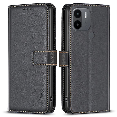 Phone Case for Xiaomi Redmi A1 4G / A1+ 4G / A2 4G / A2+ 4G / Poco C50 4G BINFEN COLOR BF17 Leather Wallet Stand Cover