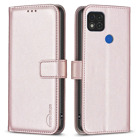 BINFEN COLOR BF17 Wallet Case for Xiaomi Redmi 9C / Redmi 9C NFC / Redmi 10A / Poco C31 Stand Leather Phone Cover