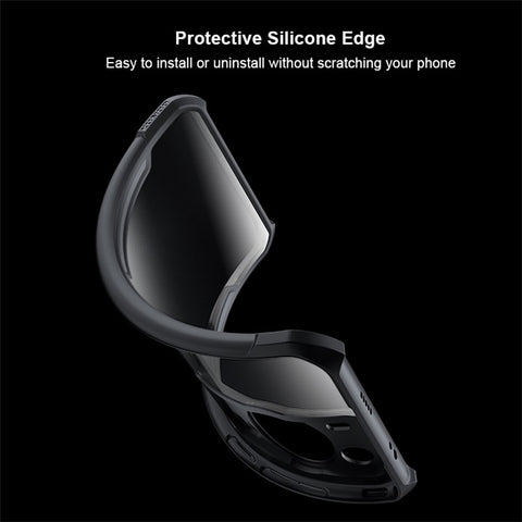 XUNDD For Huawei P60 Dustproof Phone Case Transparent Acrylic+TPU Slim Phone Cover