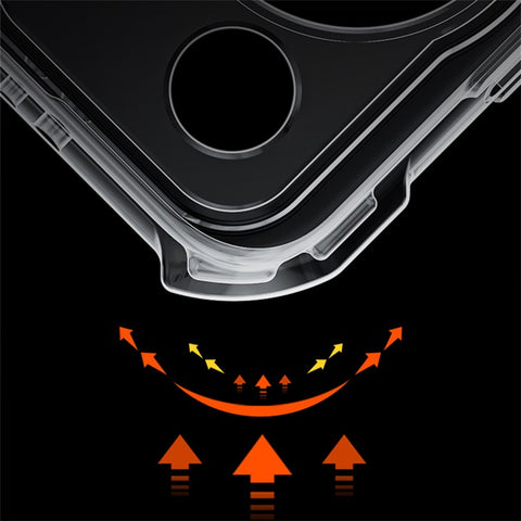 XUNDD For Huawei P60 Dustproof Phone Case Transparent Acrylic+TPU Slim Phone Cover