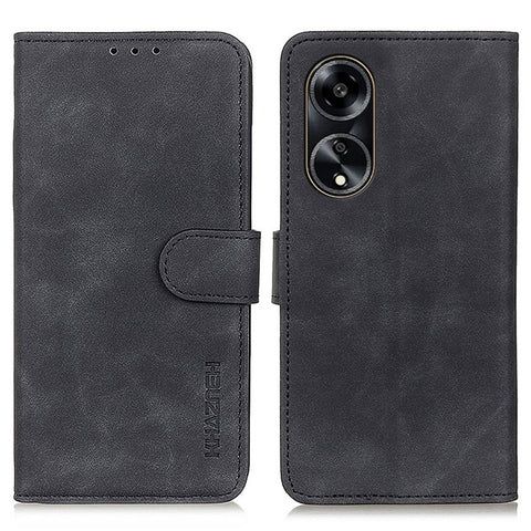 KHAZNEH For Oppo A1 5G / A98 5G / F23 5G Anti-Fingerprint Cell Phone Cover Stand Wallet Retro Leather Phone Case