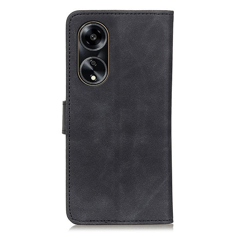 KHAZNEH For Oppo A1 5G / A98 5G / F23 5G Anti-Fingerprint Cell Phone Cover Stand Wallet Retro Leather Phone Case