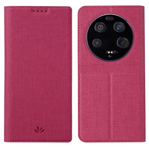 VILI DMX Series Phone Stand Cover for Xiaomi 13 Ultra , PU Leather Anti-Scratch Card Slots Phone Case