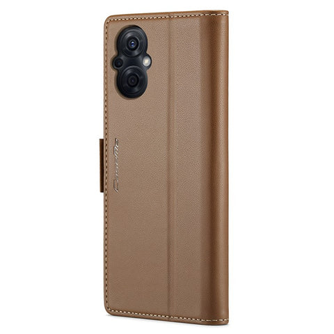 For Oppo A96 (China) 5G / Reno7 Z 5G / Reno7 Lite 5G / Reno8 Lite 5G / F21 Pro 5G / Reno8 Z 5G Leather Case CASEME 023 RFID Blocking Card Slot