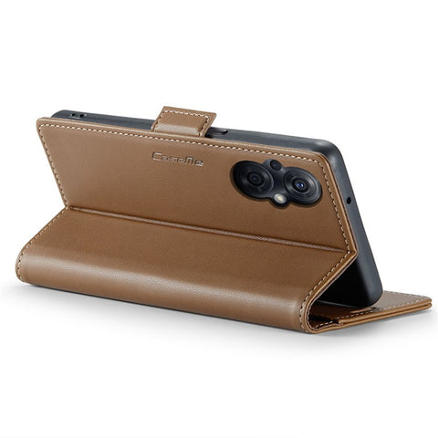 For Oppo A96 (China) 5G / Reno7 Z 5G / Reno7 Lite 5G / Reno8 Lite 5G / F21 Pro 5G / Reno8 Z 5G Leather Case CASEME 023 RFID Blocking Card Slot