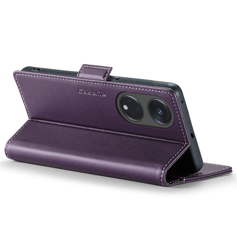 For Oppo Reno8 T 5G / A1 Pro 5G Leather Case CASEME 023 RFID Blocking 3 Card Slot Mobile Cover