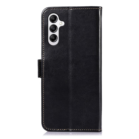 ABEEL For Samsung Galaxy M54 5G / F54 5G PU Leather Phone Cover Crazy Horse Texture Stand Wallet Case