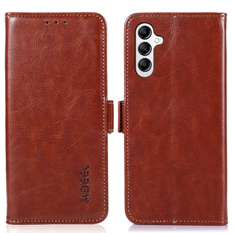 ABEEL For Samsung Galaxy M54 5G / F54 5G PU Leather Phone Cover Crazy Horse Texture Stand Wallet Case