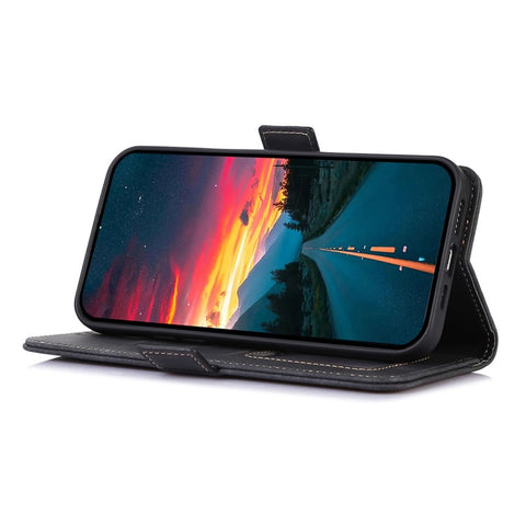 ABEEL For Samsung Galaxy M54 5G / F54 5G TPU+PULeather Cell Phone Stand Case Wallet Retro Texture Cover