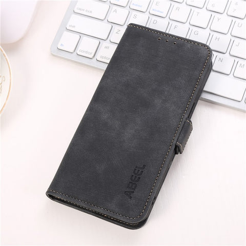 ABEEL For Samsung Galaxy M54 5G / F54 5G TPU+PULeather Cell Phone Stand Case Wallet Retro Texture Cover