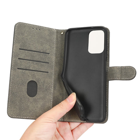 For Xiaomi Poco M5s 4G / Redmi Note 10 4G / Note 10S 4G / Note 11 SE (India) 4G RFID Blocking Mobile Phone PU Leather Stand Case Wallet Cover