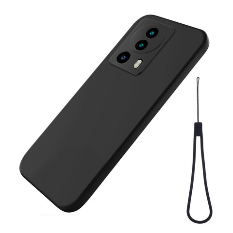 For Xiaomi 12 Lite NE 5G Anti-scratch Back Cover Soft Lining Liquid Silicone Phone Case