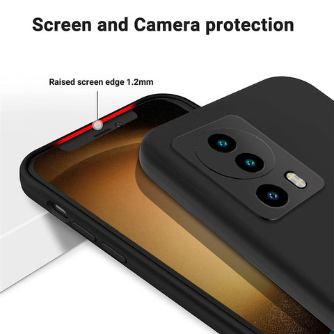 For Xiaomi 12 Lite NE 5G Anti-scratch Back Cover Soft Lining Liquid Silicone Phone Case