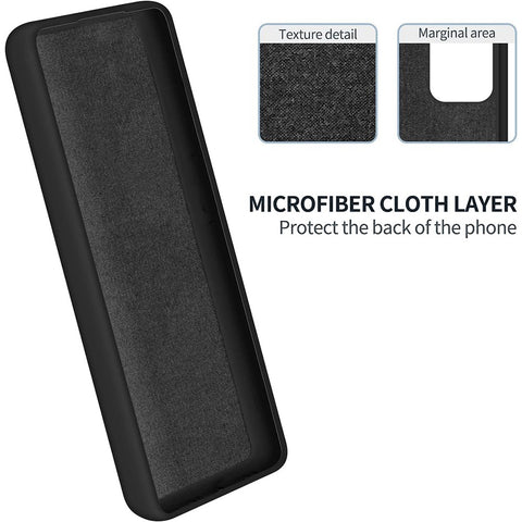 For Xiaomi 12 Lite NE 5G Anti-scratch Back Cover Soft Lining Liquid Silicone Phone Case