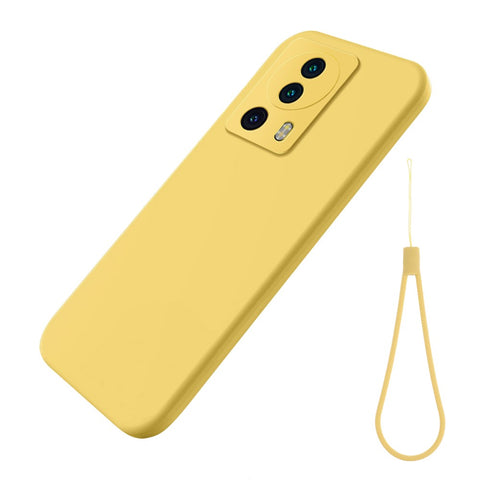 For Xiaomi 12 Lite NE 5G Anti-scratch Back Cover Soft Lining Liquid Silicone Phone Case