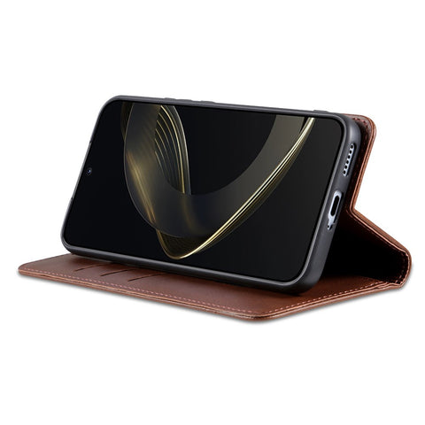 AZNS For Huawei nova 11 / nova 12s 4G / nova 12 Lite 4G Magnetic Closing PU Leather Phone Case Flip Wallet Stand Cover