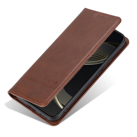 AZNS For Huawei nova 11 / nova 12s 4G / nova 12 Lite 4G Magnetic Closing PU Leather Phone Case Flip Wallet Stand Cover