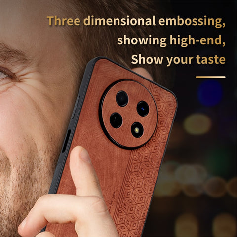 AZNS Mobile Phone Case for Huawei Enjoy 60X , PU Leather+TPU Imprinted Pattern Anti-scratch Cover