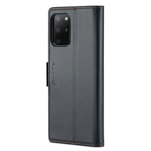 For Samsung Galaxy S20 Plus 5G / 4G Leather Case CASEME 023 RFID Blocking 3 Card Slot Mobile Cover