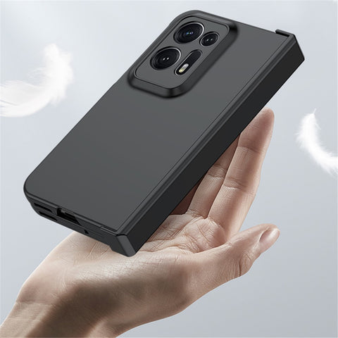 For Oppo Find N2 5G Hard PC Phone Cover Skin-Touch Feeling Hinge Protection Anti-Scratch Case