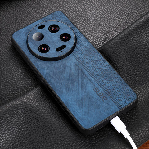 AZNS For Xiaomi 13 Ultra PU Leather+TPU Mobile Phone Case Imprinted Pattern Smartphone Shell Cover