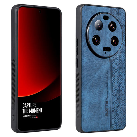 AZNS For Xiaomi 13 Ultra PU Leather+TPU Mobile Phone Case Imprinted Pattern Smartphone Shell Cover