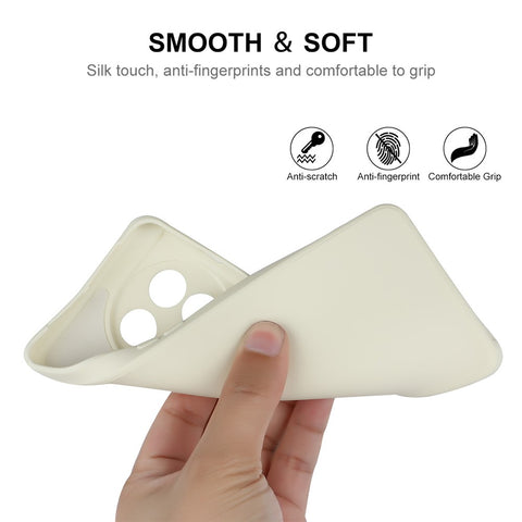 ENKAY HAT PRINCE for OnePlus 11 5G Precise Cutout Liquid Silicone Phone Case Straight Edge Cell Phone Cover