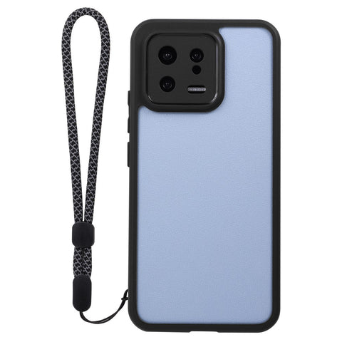 VILI M Series For Xiaomi 13 Dustproof Phone Shell Clear PC+TPU Phone Case with Wrist Strap