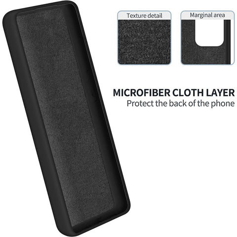 For Samsung Galaxy F14 5G Anti-Dust Liquid Silicone Phone Cover Soft Lining Phone Case with Strap