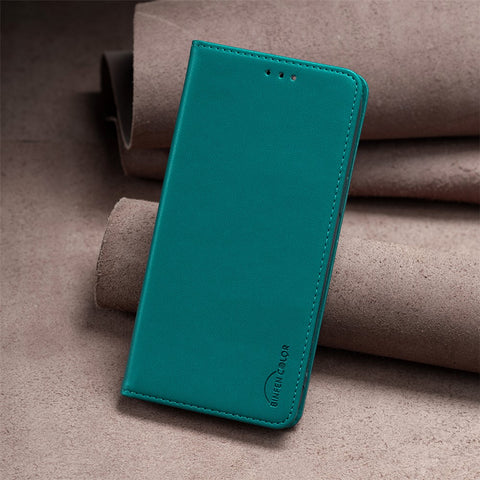BINFEN COLOR BF18 Protective Case for Xiaomi Redmi Note 12S 4G Phone Shell Leather Cover with Card Holder
