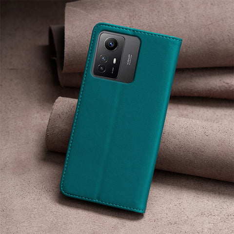 BINFEN COLOR BF18 Protective Case for Xiaomi Redmi Note 12S 4G Phone Shell Leather Cover with Card Holder