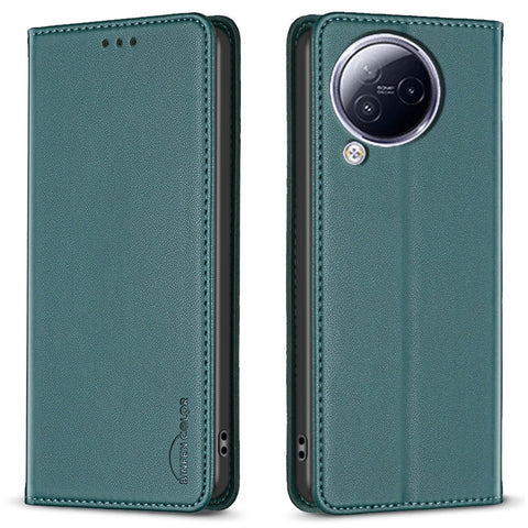 BINFEN COLOR BF18 For Xiaomi Civi 3 5G Magnetic Leather Flip Cover Phone Case with Card Holder