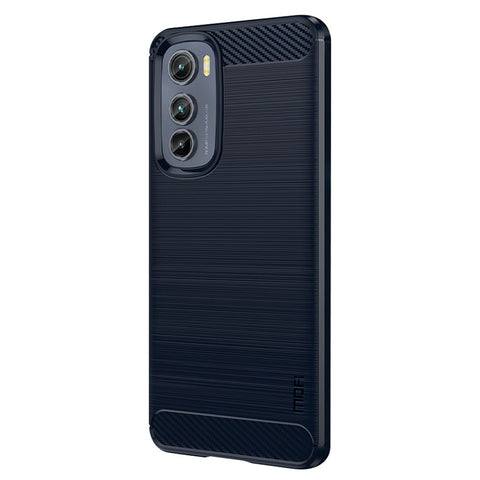 MOFI JK TPU Series-1 for Motorola Edge 30 5G Soft TPU Phone Case Carbon Fiber Brushed Anti-Scratch Cover