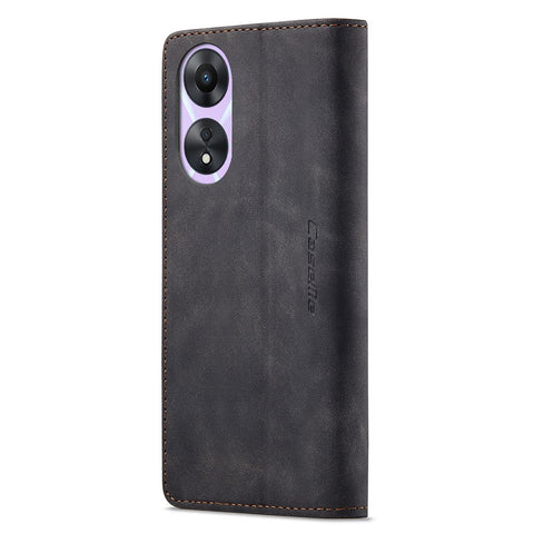 CASEME 013 Series For Oppo A78 5G Multifunction Wallet Phone Case PU Leather Stand Flip Cover